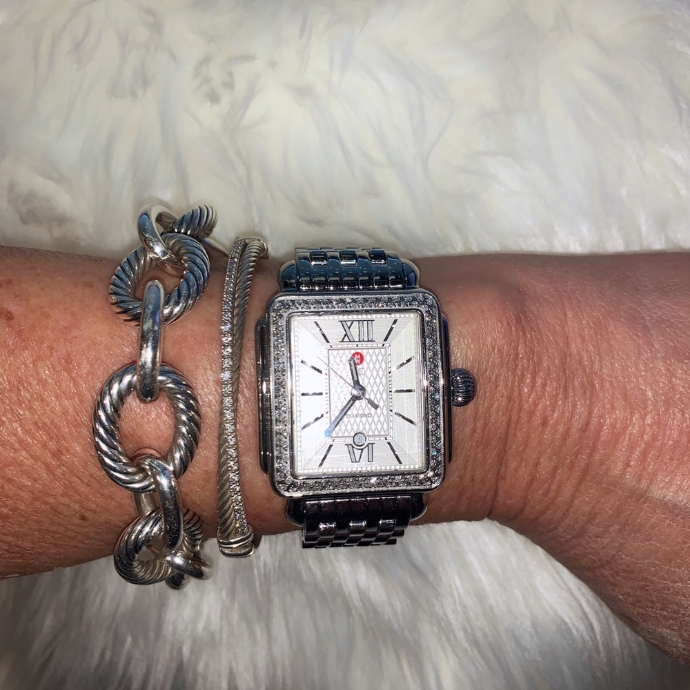 Michele Deco Watch with Diamonds 18MM